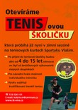 plak�t na tenisovou �kolkubb